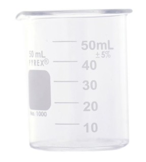 Vaso de precipitado de  50 ml