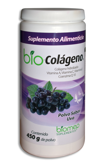 BIO COLAGENO PVO. FCO. C/450 G.SABOR UVA